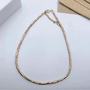 Gold Hematite Beaded Choker